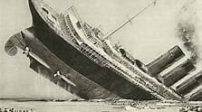 Lusitania sinks