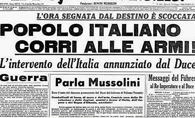 Mussolini kicked out of Socialist Party for pro-nationalistic sentiments regarding WW I