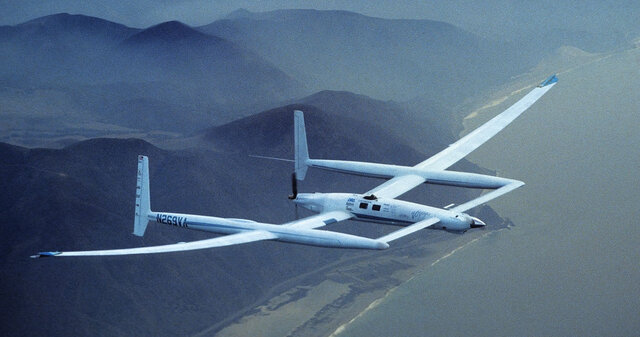 First non-stop flight around world