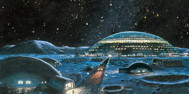 The first moon colony is formed by China