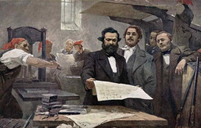 Karl Marx publica el manifiesto comunista