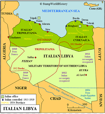 Italy invades and takes over Libya