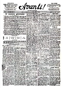 Mussolini begins work as editor for the Socialist Party newspaper Avanti