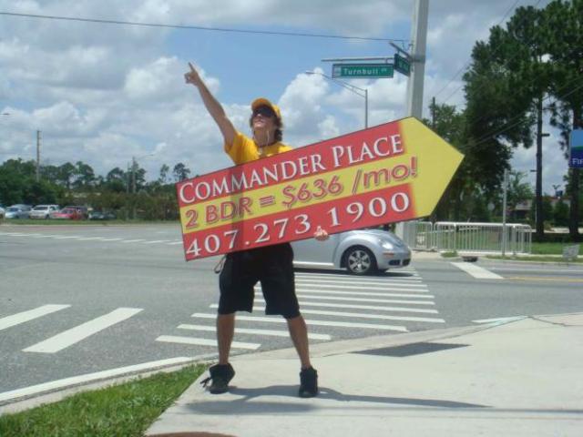 Job 2: Sign Spinner