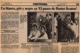 Lorca escribe "El paseo de Buster Keaton"