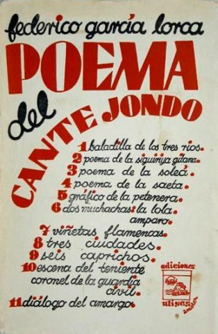 Lorca saca "El poema del cante jondo"