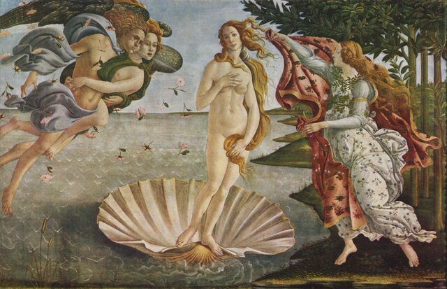 ÉPOCA RENACENTISTA OBRA EL NACIMIENTO DE VENUS