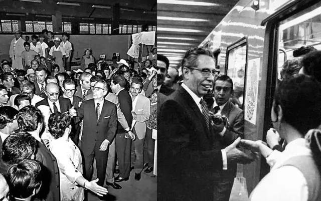 Inauguración del Metro de la Ciudad de México