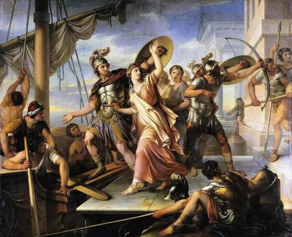 La Ilíada y la Odisea.