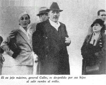 El destierro de Calles