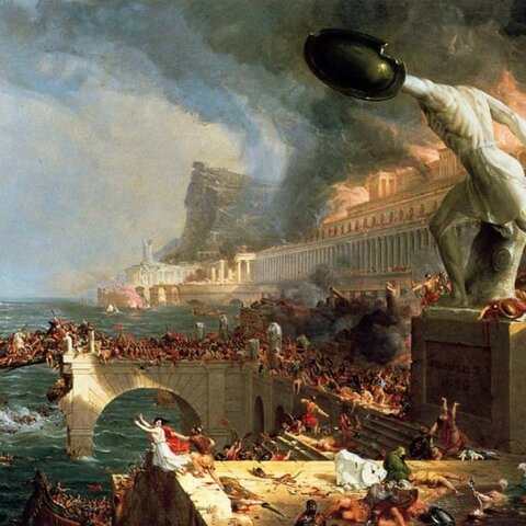 La caduta dell'impero romano d'occidente