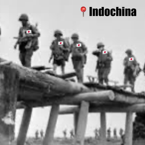 Invasión de la indochina francesa.