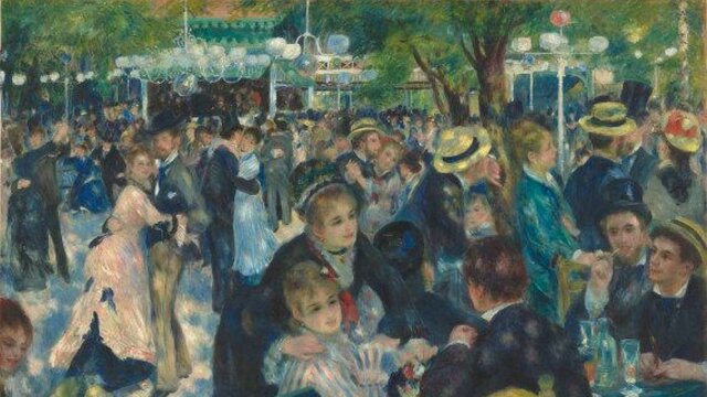 Baile en el Moulin de la Galette, Renoir