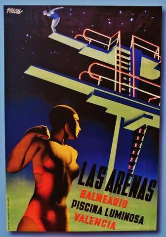 Balneario Las Arenas, cartel de Josep Renau