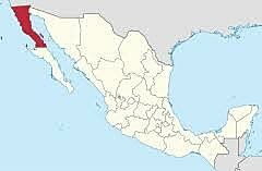 El Territorio de Baja California Norte se convierte en Estado de la Federación