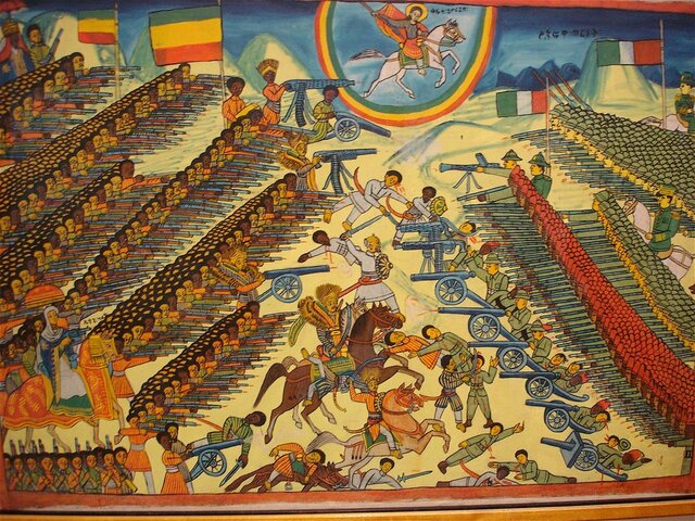Failure of First Italo-Ethiopian War with the Battle of Adowa