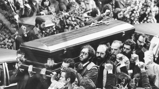 Atentado de la extrema derecha contra los abogados laboralistas de la calle de Atocha.