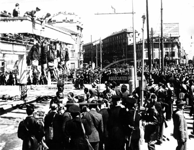 Mussolini killed