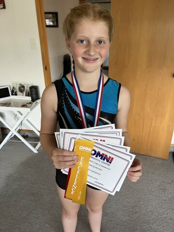 1st Place Gymnastics Comp