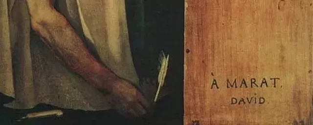 Época Neoclásica, obra La muerte de Marat