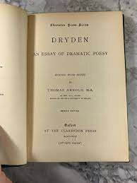 Obra •	Ensayo sobre Poesía dramática, de John Dryden
