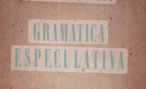 Gramatica especulativa