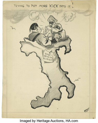 Rome-Berlin Axis Treaty Signed