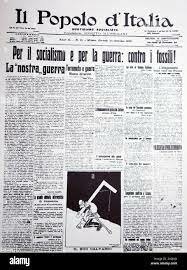 Mussolini kicked out of Socialist party for pro-nationalistic sentiments regarding WWI