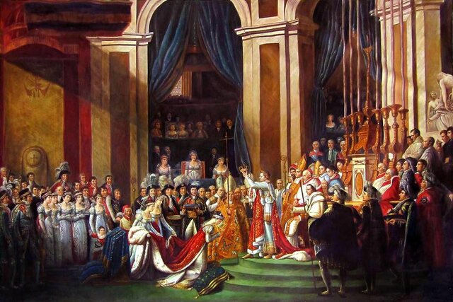 (obra neoclásica) La consagración de Napoleón