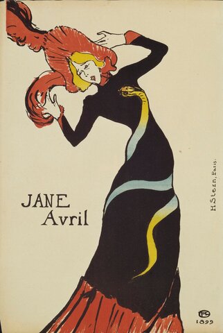 Litografía Jane Avril