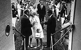 La visita de Nixon a México.