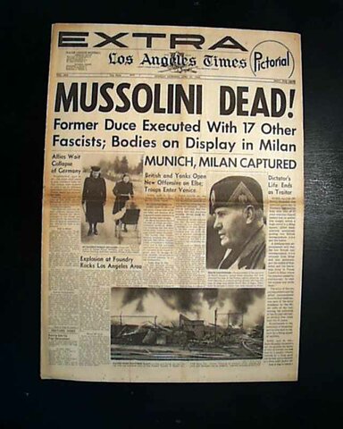 Mussolini killed
