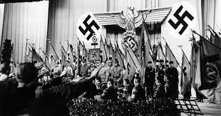 Manifestación nazi reprimida por las fuerzas del orden