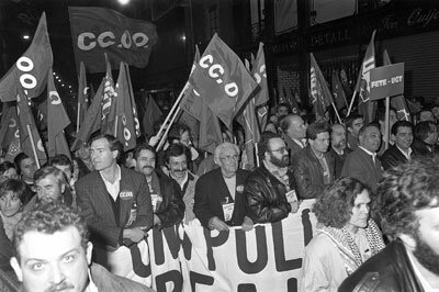 Jornadas de huelga en Asturias.