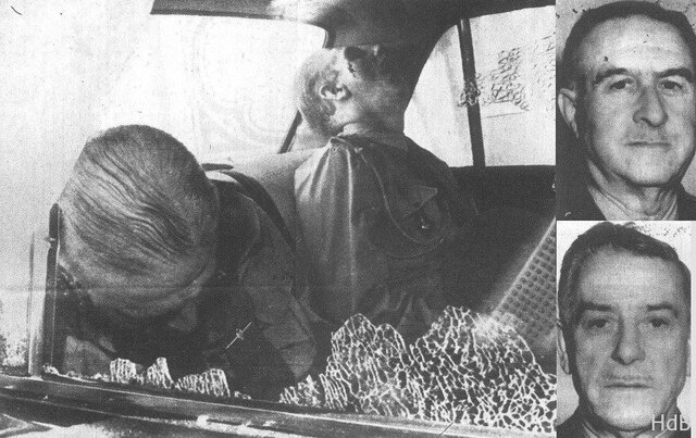 E.T.A. asesina en Madrid al general Juan Sánchez Ramos-Izquierdo y a su ayudante, el teniente coronel Juan Pérez Rodriguez