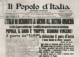 Mussolini kicked out of Socialist Party for pro-nationalistic sentiments regarding WWI