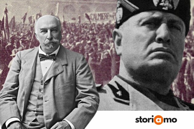 Mussolini forms alliance with Giolitti