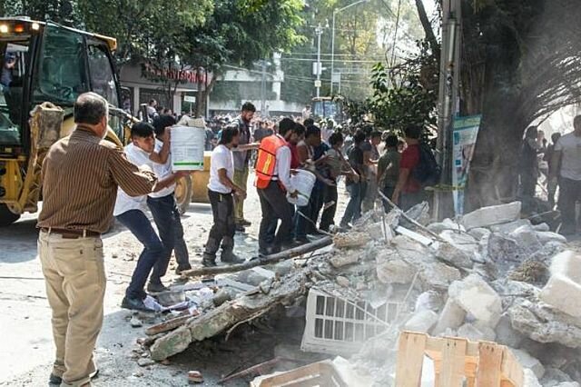 Un temblor de 7 grados en la escala de Richter azota los territorios de los estados de Oaxaca, Puebla y Guerrero,