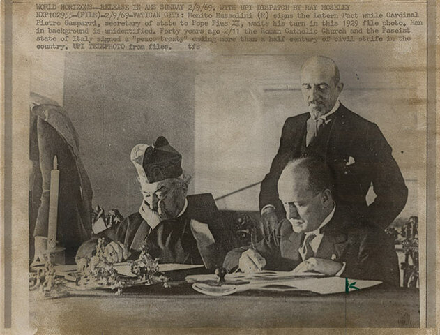 Lateran Treaty with Pope