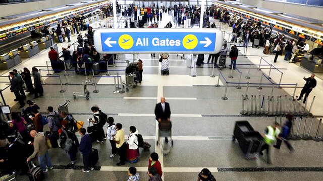 Colapso en el aeropuerto de Los Ángeles