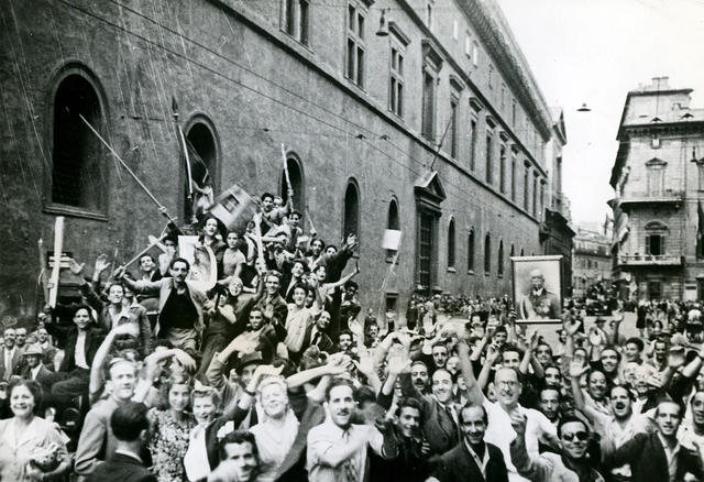 Mussolini brought down by coup during WW II