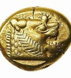 Kroiszosz lüdiai király első pénzérméi