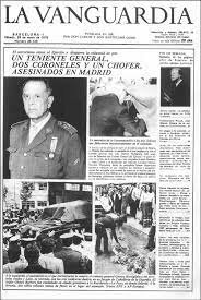 E.T.A. Asesina en Madrid a un teniente general del Ejército, a dos coroneles y a un soldado