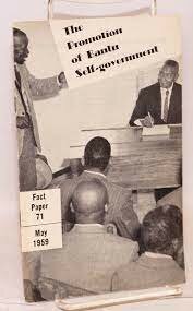 Promotion of Bantu Self-Government Act of 1959