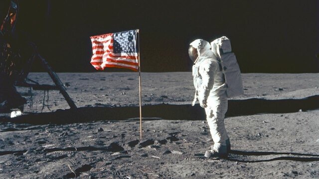 The First man on the Moon
