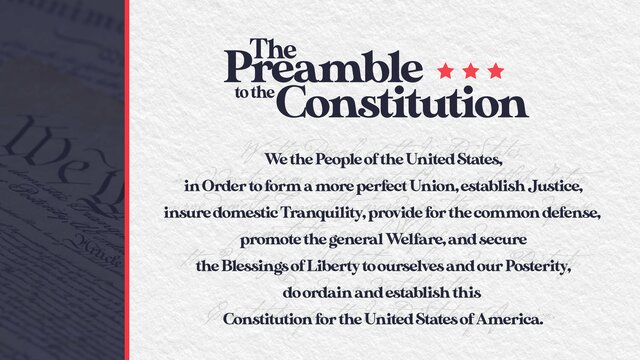 Preamble to the Constitution