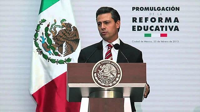 Se presenta la iniciativa de la reforma educativa.