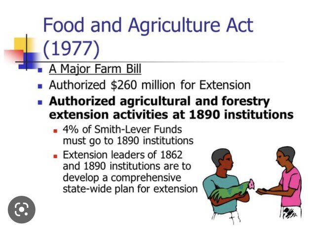 Food and Agricultural Act 1977
