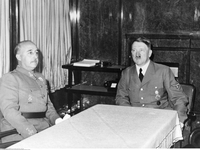 Entrevista a Hitler en hendaya.