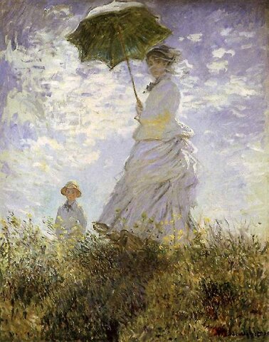 "Paseo con sombrilla" - Monet